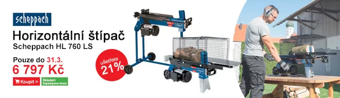 Horizontální štípač Scheppach HL 760 LS