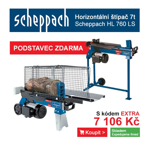 Horizontální štípač Scheppach HL 760 LS