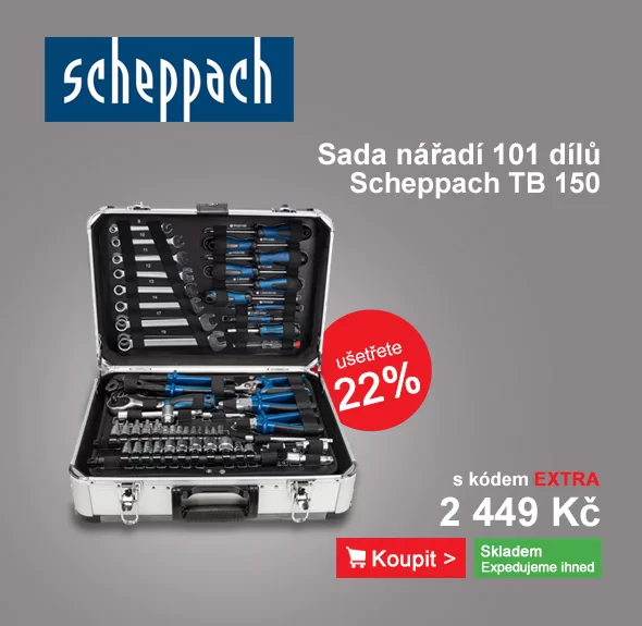 Sada nářadí 101 dílů Scheppach TB 150Sada nářadí 101 dílů Schepp