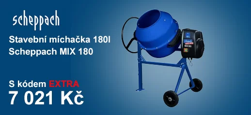 Stavební míchačka na beton 180l Scheppach MIX 180