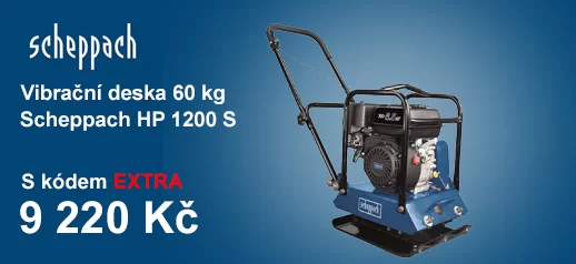 Vibrační deska 60 kg Scheppach HP 1200 S