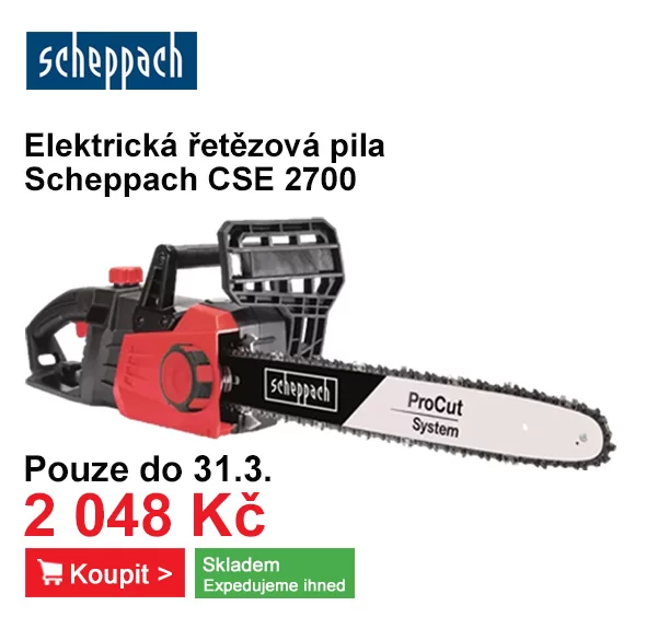 Řetězová pila s elektrickým motorem 2700 W CSE 2700 Scheppach 59