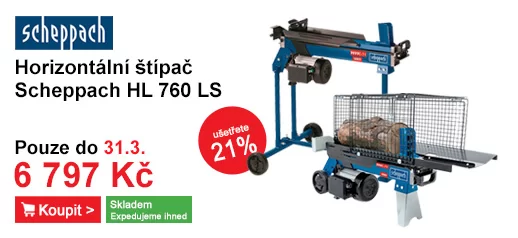 Horizontální štípač Scheppach HL 760 LS