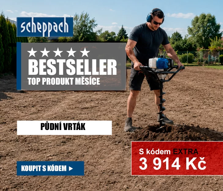 Půdní vrták + 2 vrtáky Scheppach EB 2000
