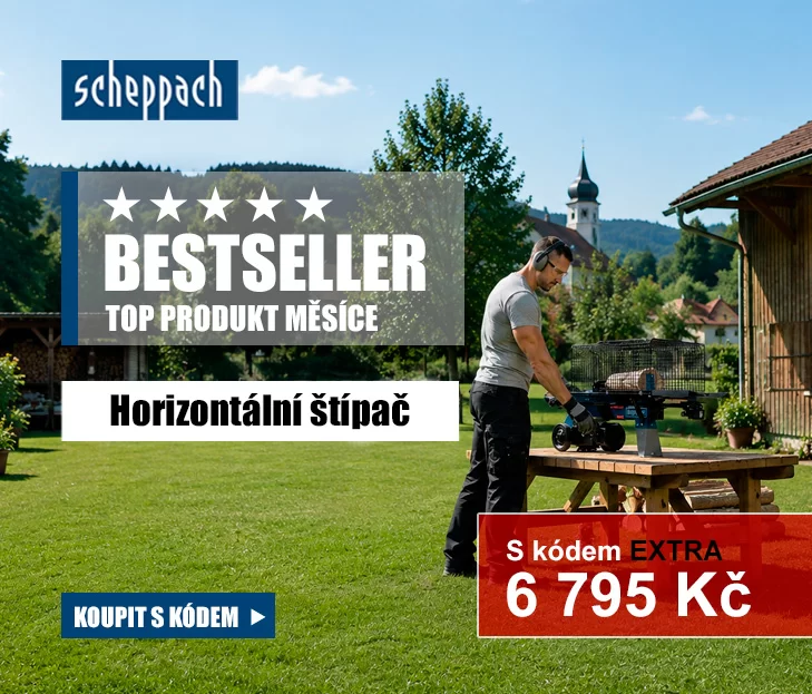 Horizontální štípač Scheppach HL 760 LS