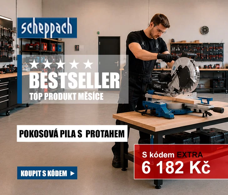 Pokosová pila s protahem Scheppach HM 140L