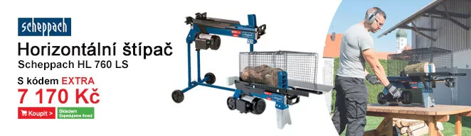 Horizontální štípač Scheppach HL 760 LS