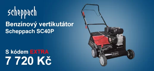Vertikutátor 40cm s benzínovým motorem Scheppach SC40P