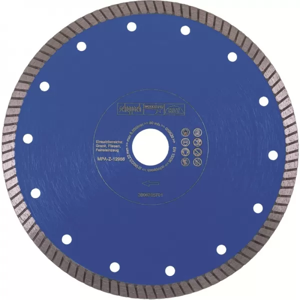 Diamantový řezný kotouč 180x22,23x2 mm Scheppach 3906705701