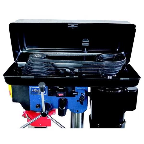 Stojanová vrtačka s křížovým laserem Scheppach DP 16 SL