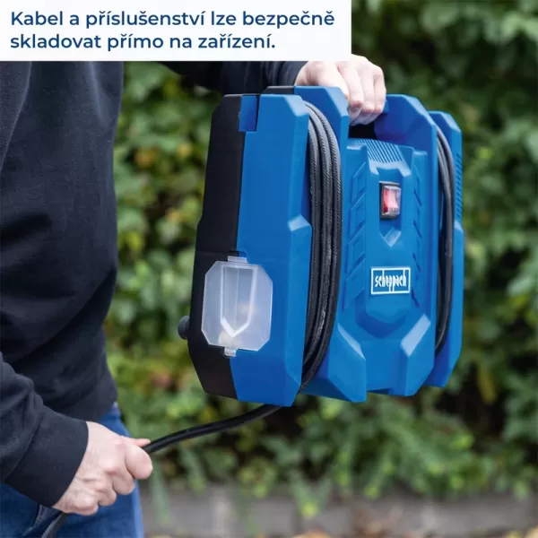 Bezolejový mobilní kompresor 230V Scheppach Air Force 7