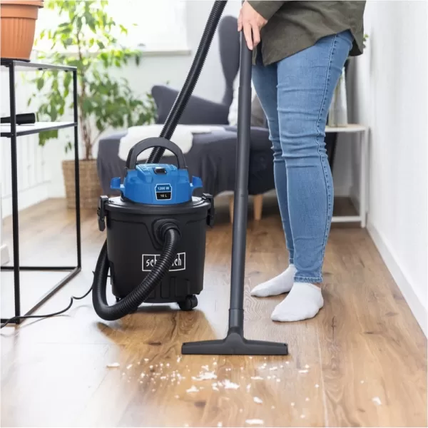 Průmyslový vysavač na suché/mokré vysávání 16l Scheppach VC 16