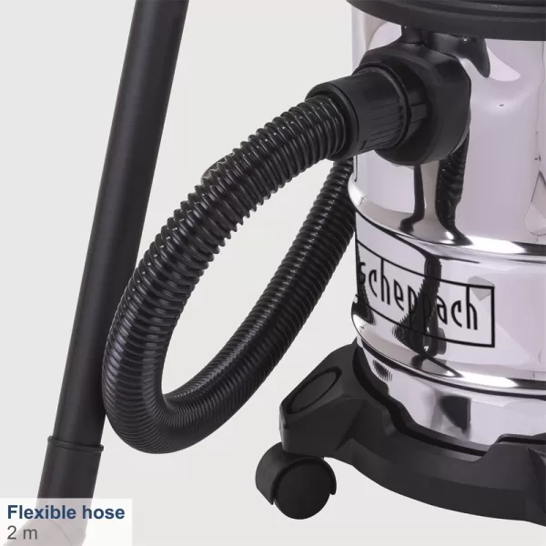 Průmyslový vysavač na suché/mokré vysávání 20l Scheppach VC 20