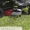 Travní rider 61 cm s zadním a bočním výhozem a mechanickou převodovkou Scheppach MR 230-61