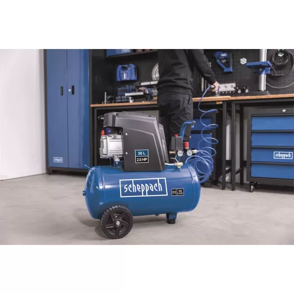 Olejový kompresor 50L HC 65 Scheppach 5906174934