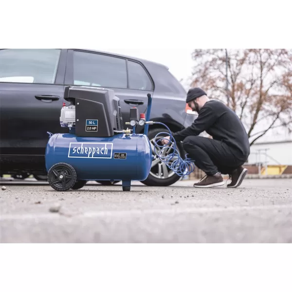 Olejový kompresor 50L HC 65 Scheppach 5906174934