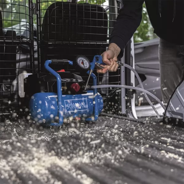 Aku bezolejový kompresor 6l IXES 2x20V bez aku Scheppach C-ACT160/6-X