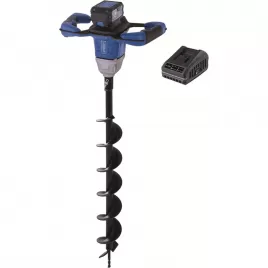 Aku půdní vrták IXES 20V/4,0Ah/2,4A Scheppach BC-EB100-X-SET S