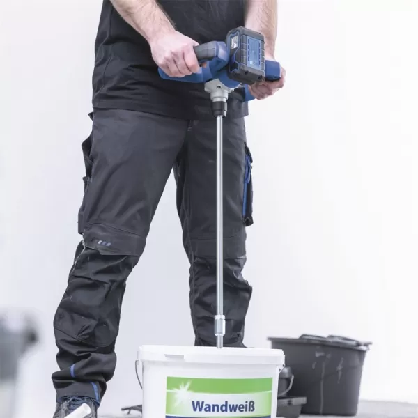 Aku míchadlo stavebních materiálů IXES 20V/4,0Ah/2,4A Scheppach BC-PMX100-X-SET L