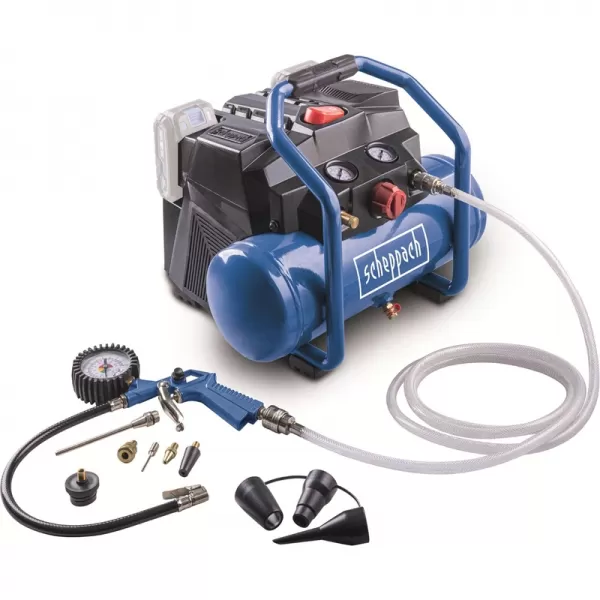 Aku bezolejový kompresor 6l IXES 2x20V bez aku Scheppach C-ACT160/6-X