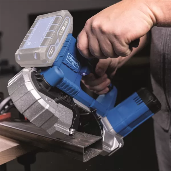 Aku pásová pila na kov IXES 20V/2,0Ah/2,4A Scheppach C-MBS635-X-SET S