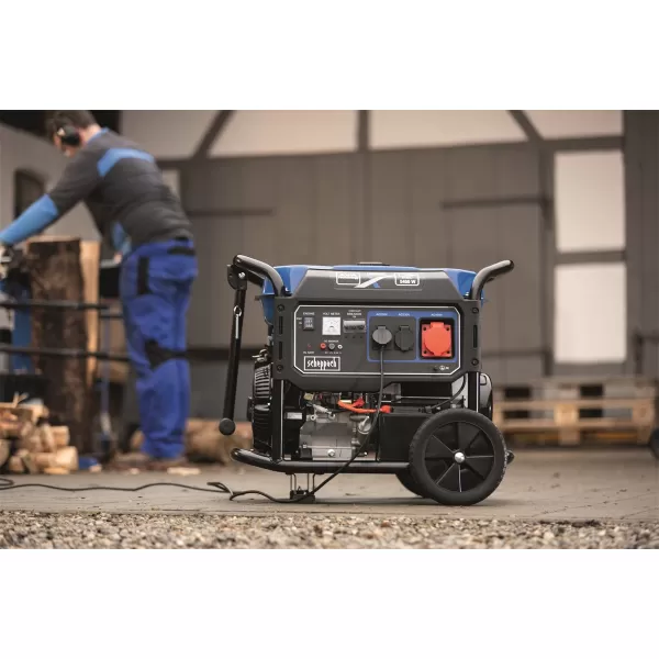 Elektrocentrála 5500 W s regulací AVR a elektrostartem Scheppach SG 7100x