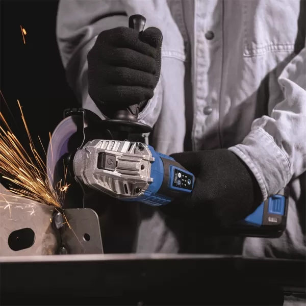 Aku úhlová bruska IXES 20V/2,0Ah/2,4A Scheppach BC-AG125-X-SET S