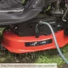 Travní rider 61 cm s zadním a bočním výhozem a mechanickou převodovkou Scheppach MR 230-61