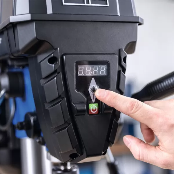 Stojanová vrtačka s křížovým laserem Scheppach TBM 250 Vario