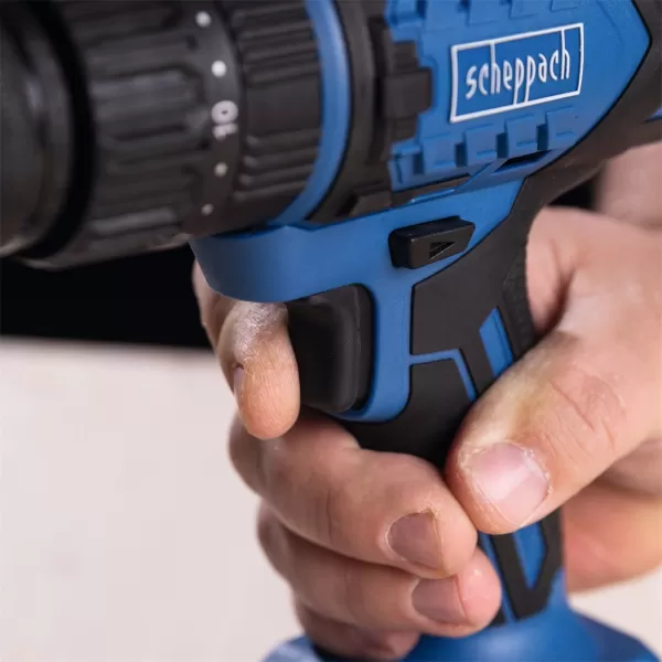 Aku příklepový vrtací šroubovák IXES 20V/2,0Ah Scheppach BC-CD60-X-SET S