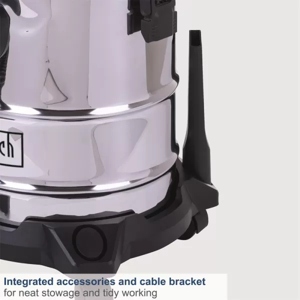 Průmyslový vysavač na suché/mokré vysávání 20l Scheppach VC 20