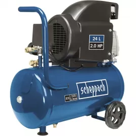 Olejový kompresor se vzdušníkem 8bar 24l Scheppach HC 26