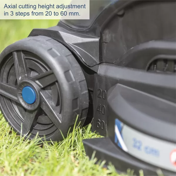 Aku sekačka 20V 1x4,0Ah Scheppach BC-MP320-X-SET L