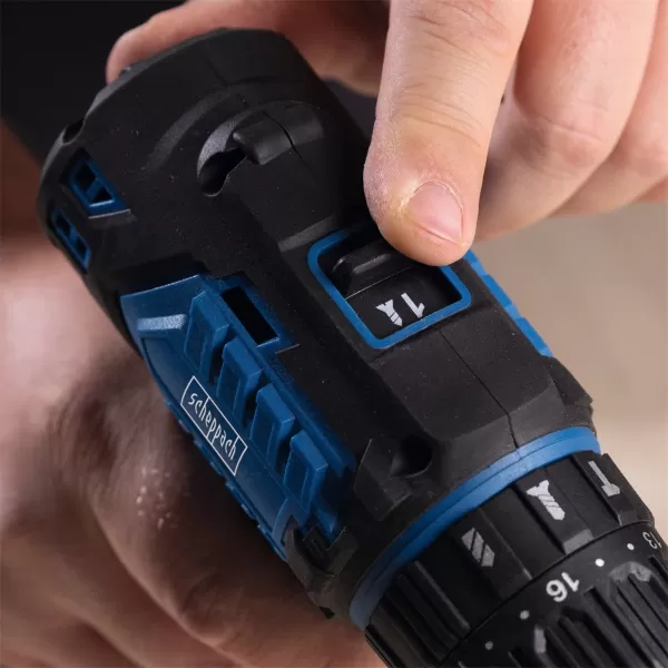 Aku příklepový vrtací šroubovák IXES 20V/2,0Ah Scheppach BC-CD60-X-SET S