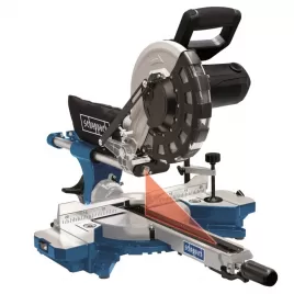 Pokosová pila s potahem a laserem Scheppach HM 254