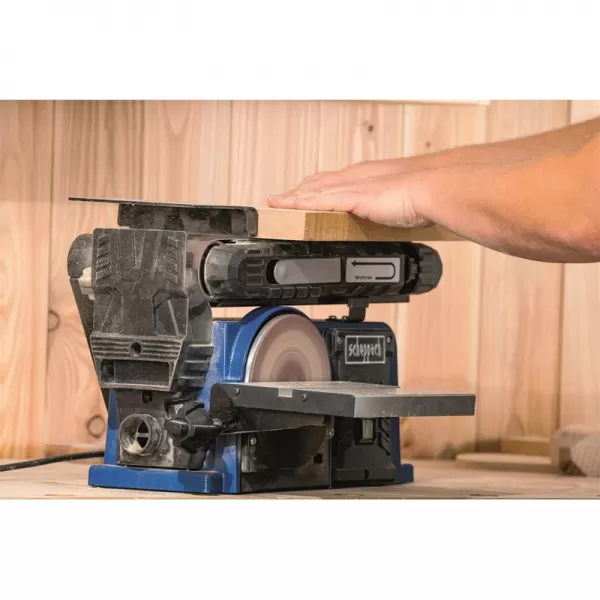 Multifunkční pásová a čelní bruska Scheppach BTS 900