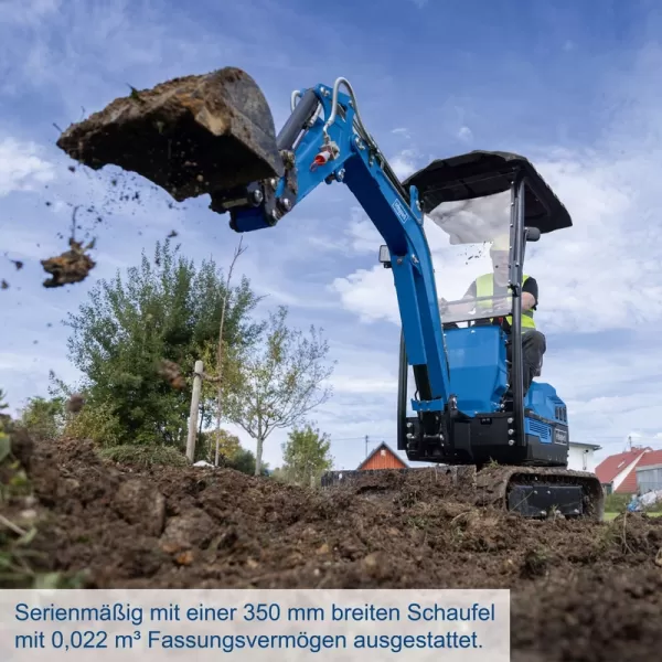 Minibagr Scheppach EXC 1400