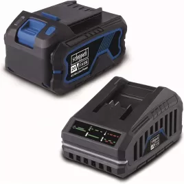 Set 20V IXES nabíječky 2,4A a lithium-iontové baterie 4,0Ah Scheppach SBSK4.0