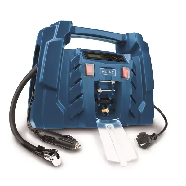 Bezolejový mobilní kompresor 12 V/230 V 8 bar Scheppach Air Force 5