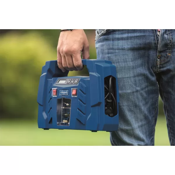 Bezolejový mobilní kompresor 12 V/230 V 8 bar Scheppach Air Force 5