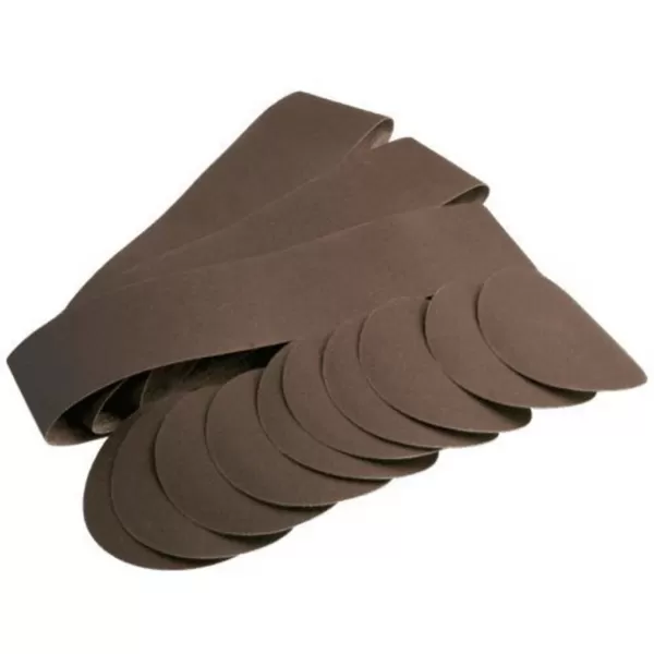 Sada kulatých brusných papírů a pásů pro BTS 800 Scheppach 7903302601