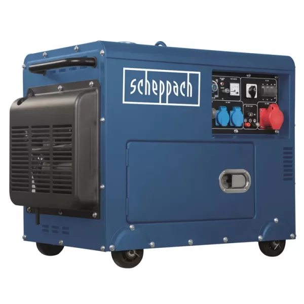 Dieselová elektrocentrála 5000W s regulací AVR Scheppach SG 5200 D