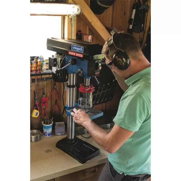 Stojanová vrtačka s křížovým laserem Scheppach DP 19 VARIO